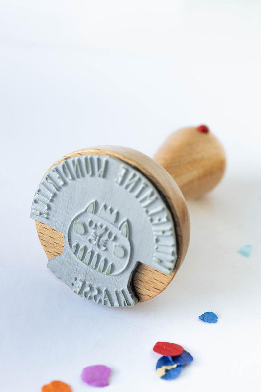Namensstempel Kinder Schulstempel Klasse Schulanfang Geschenk Stempel Kinder Schulbuch lustig niedlich Kinderstempel personalisiert HS119