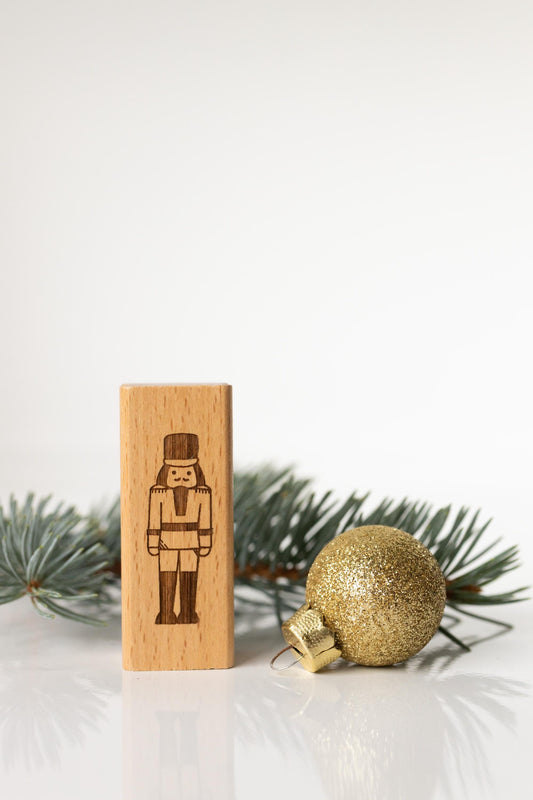 Stempel Weihnachten "Nussknacker" Weihnachtsmotiv Winter Weihnachtsgeschenk Weihnachtsgeschenk Karte DIY Basteln Geschenkverpackung HS140