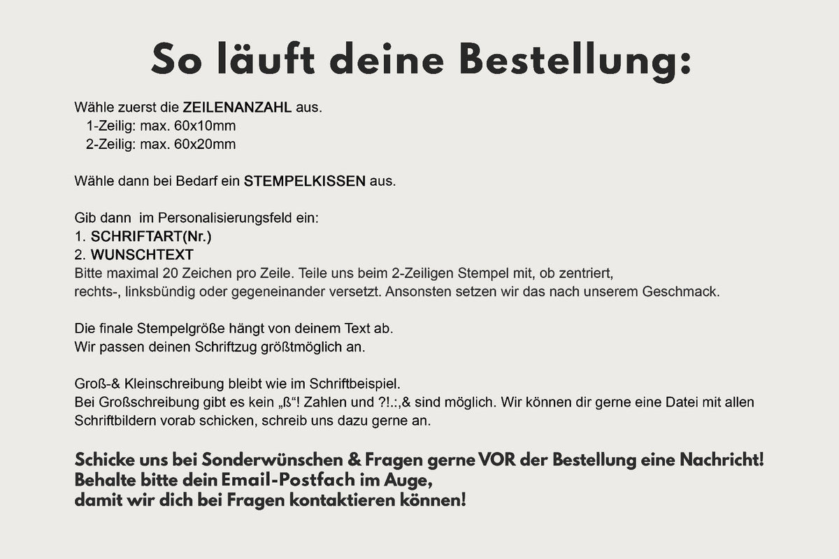 So läuft deine Bestellung – KreativPünktchen