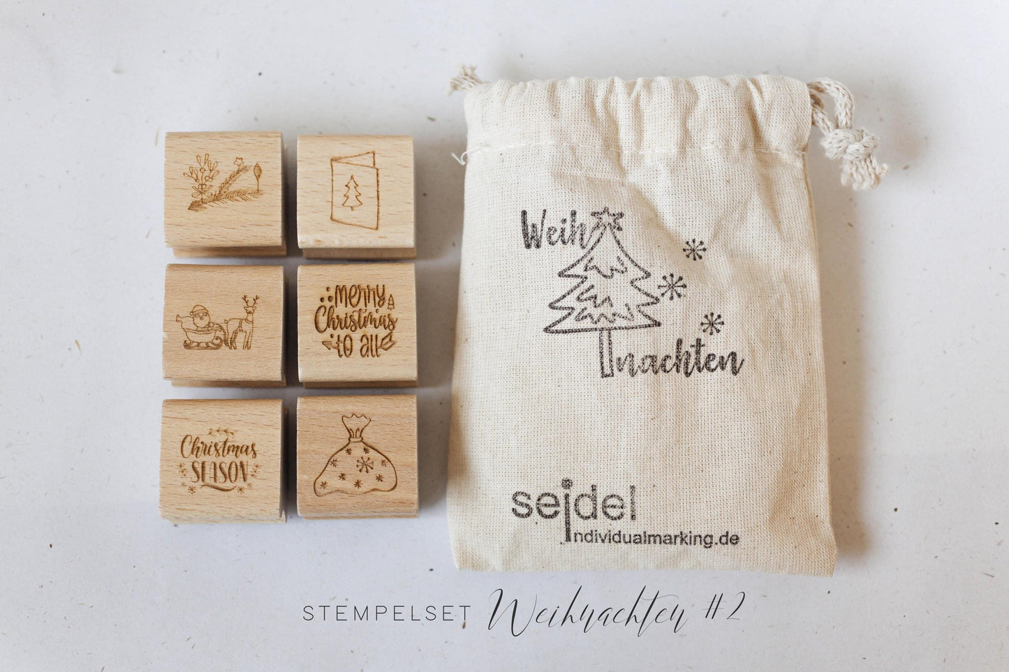 Stempelset Weihnachten | Motivstempel Weihnachten | DIY Zubehör | Bastelzubehör Weihnachten | Winter Basteln | Motivstempel Winter HS020