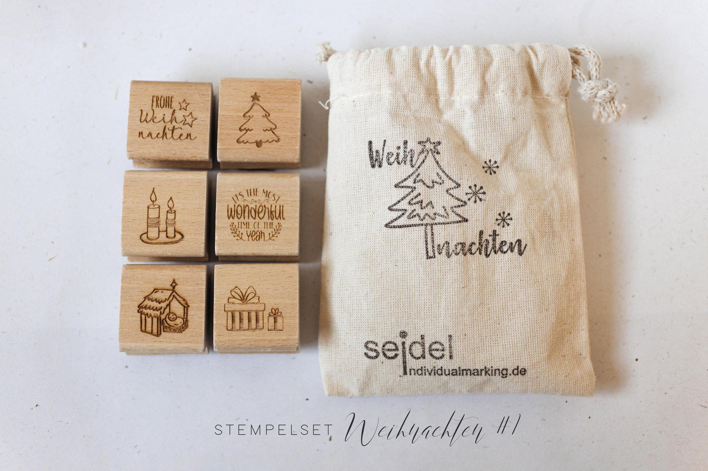 Stempelset Weihnachten | Motivstempel Weihnachten | DIY Zubehör | Bastelzubehör Weihnachten | Winter Basteln | Motivstempel Winter HS020