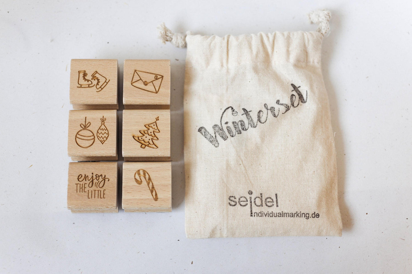 Stempelset Winter | Motivstempel Winter | DIY Zubehör | Bastelzubehör Weihnachten | Winter Basteln | Motivstempel Weihnachten HS021