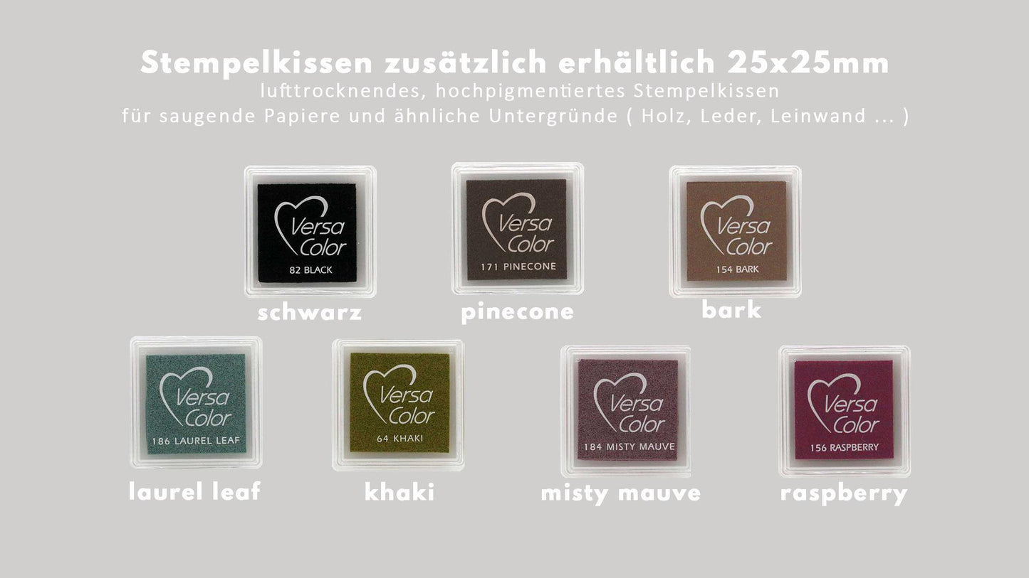 Stempelset Kleine Wintertiere, Motivstempel Tiere Stempel Winter Herbst Weihnachten niedlich Bär Eule Eichhörnchen Elch Pinguin Scandi HS154
