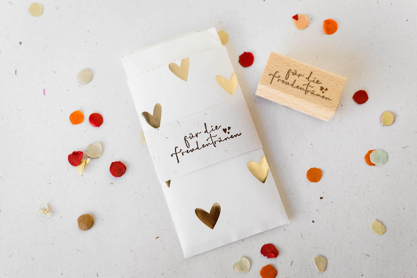 Für die Freudentränen Stempel Taschentücher Hochzeit Hochzeitsstempel Happy Tears Kirche Hochzeit Stempel Trauung Stempel HS033