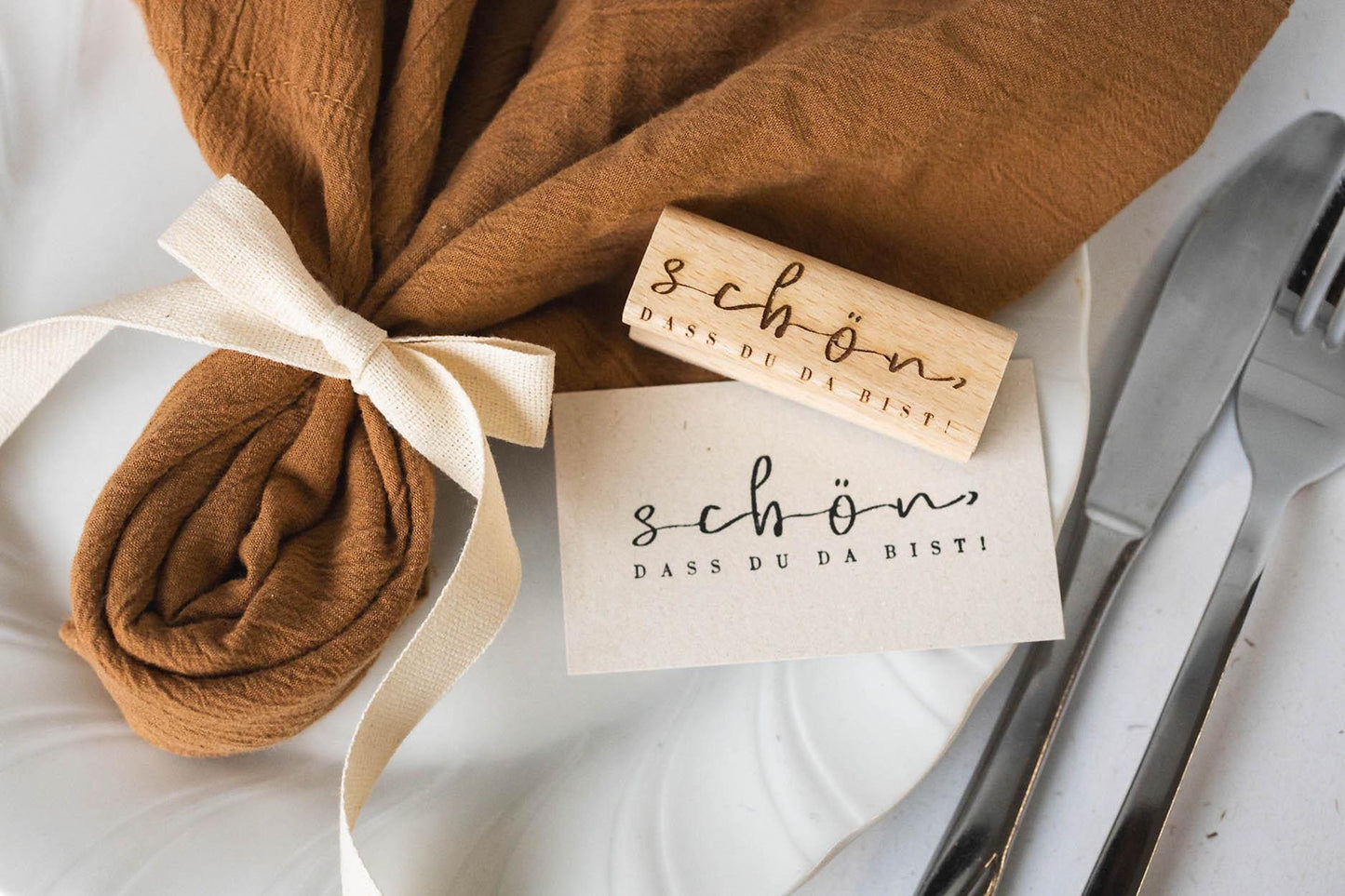 Stempel Hochzeit Schön dass du da bist, Party Stempel, Hochzeit Stempel, Feier Stempel, Tischkarte Stempel, Stempel Einladung HS037