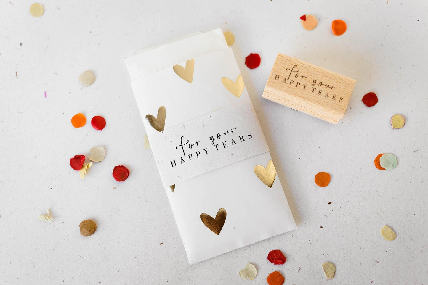For your happy tears Stempel Taschentücher Hochzeit Hochzeitsstempel Happy Tears Kirche Hochzeit Stempel Trauung Stempel HS038