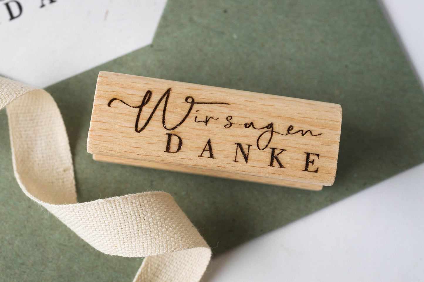 Wir sagen Danke Stempel Hochzeit, Dankeskarte Stempel, Dankesbrief Stempel, Danke Briefumschlag, Hochzeit Stempel, Hochzeitseinladung HS041
