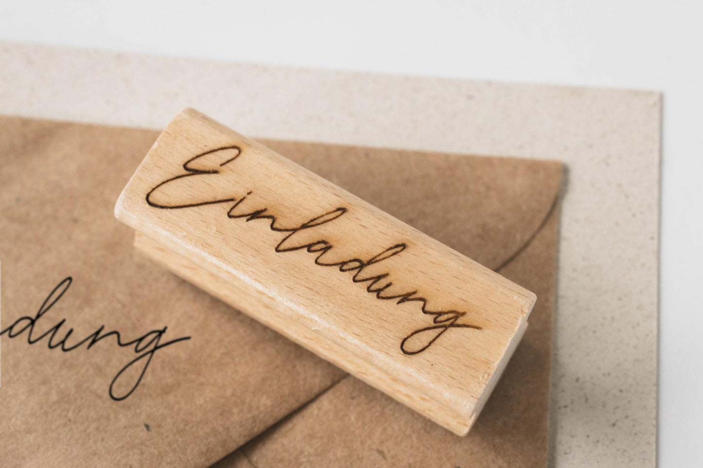 Einladung Stempel, Grußkarte Stempel, Hochzeitseinladung, Liebe Grüße, Einladungskarte Stempel, Du bist eingeladen Herzliche Einladung HS075