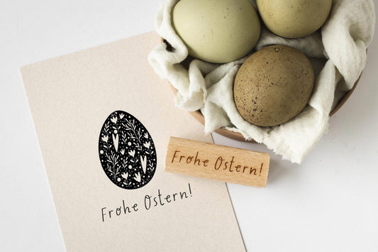 Frohe Ostern Stempel, Frühling Stempel, Oster Stempel, Frühlingsgrüße, Ostern Karte Stempel, Grußkarte, Ostern, HS082