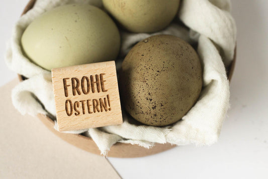 Frohe Ostern Stempel, Frühling Stempel, Oster Stempel, Frühlingsgrüße, Liebe Grüße, Karte Stempel, Grußkarte, Ostern, HS083