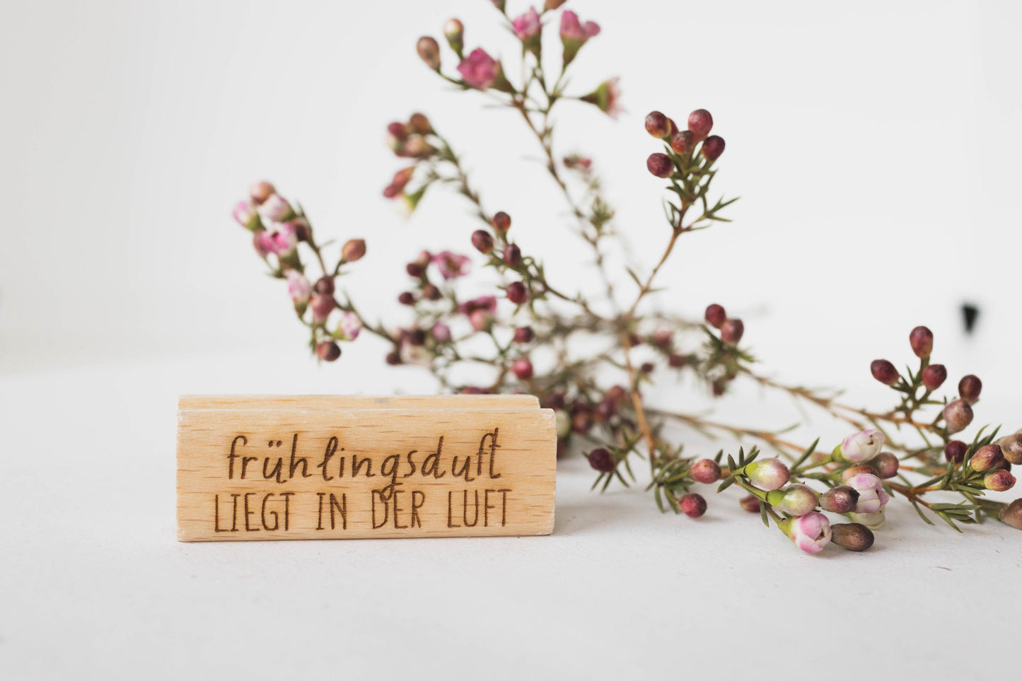 Frühlingsduft liegt in der Luft Stempel, Frühling Stempel, Stempel, Frühlingsgrüße, Liebe Grüße, Karte Stempel, Grußkarte, Ostern, HS084