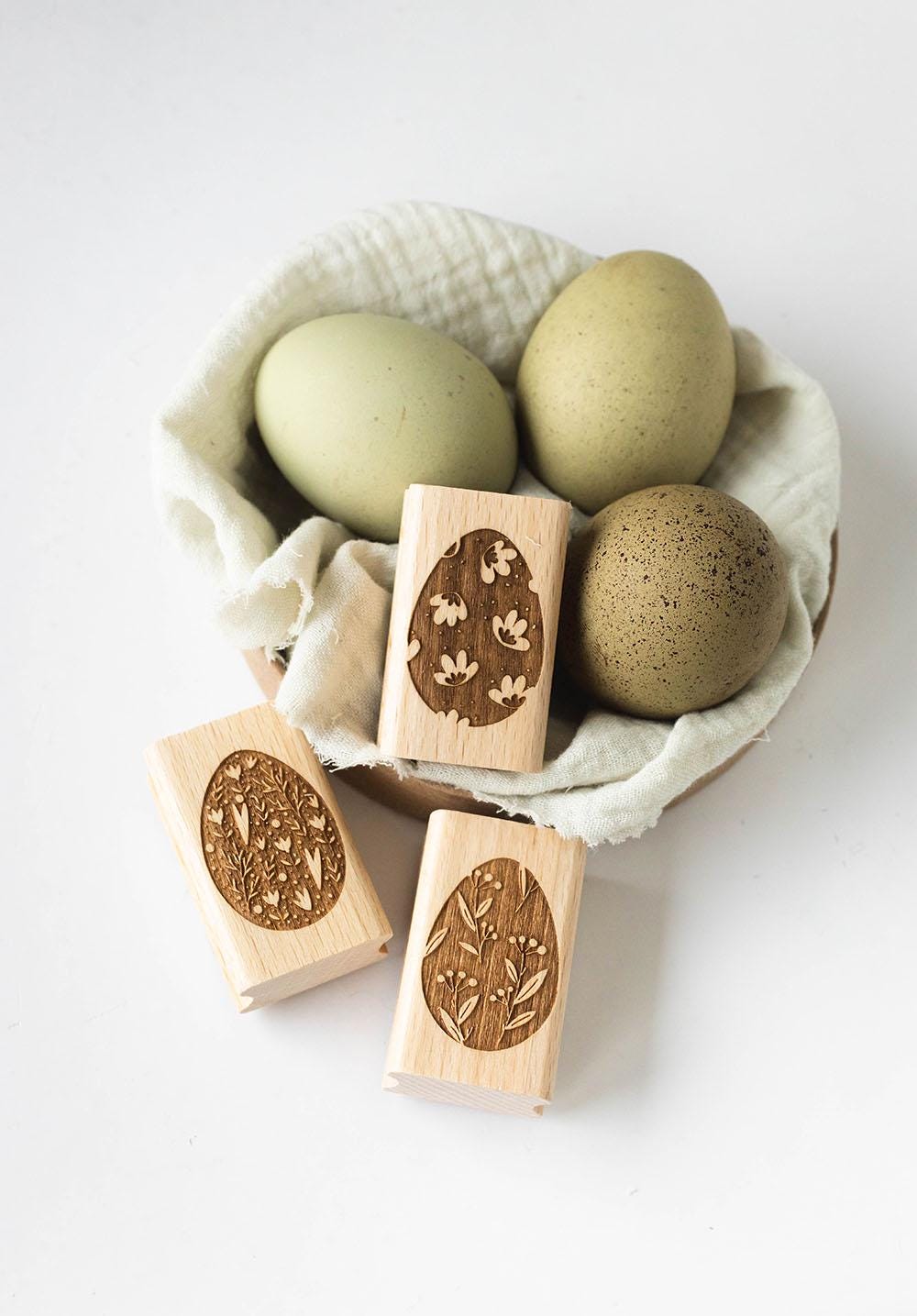 Osterei Stempel Set, Ostern Stempel, Oster Geschenke DIY, Basteln Ostern, Frühling Stempel, Basteln Frühling, Ostermotive HS088
