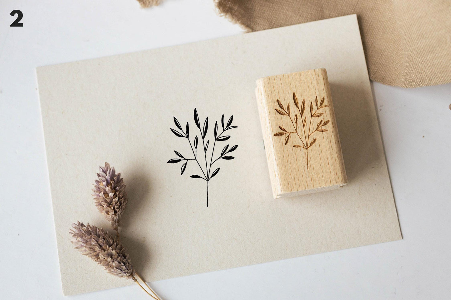 Stempelset Blumen 3 Zweige, Motivstempel, Stempel Frühling, Natur, Stempel Kränze Scrapbooking Stempel Bullet Tulpen Stempel Boho HS091