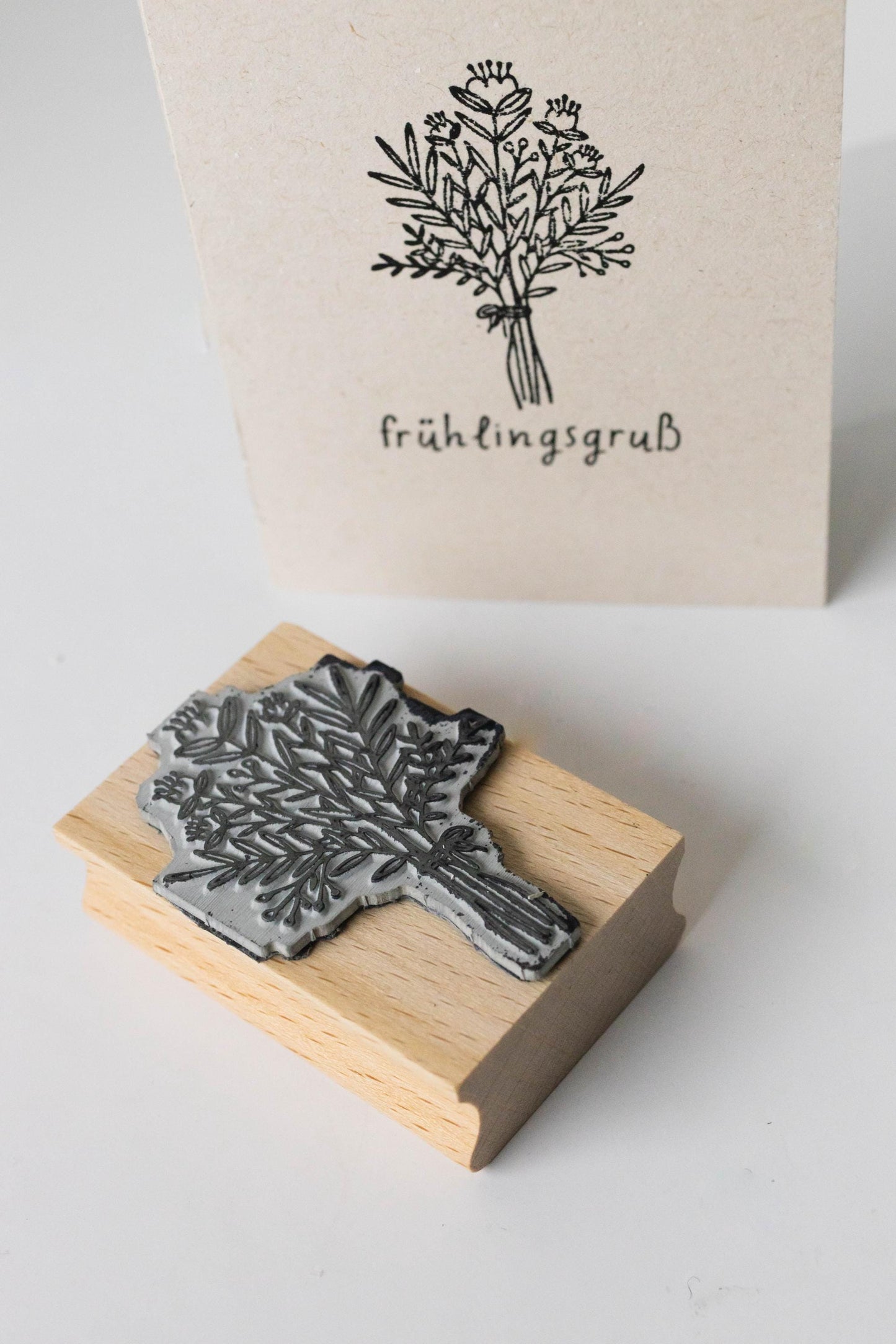 Stempel Blumen Blumenstrauß 1 Zweige, Motivstempel, Stempel Frühling, Natur, Stempel Kranz Scrapbooking Stempel  Journal Karte Stempel HS097
