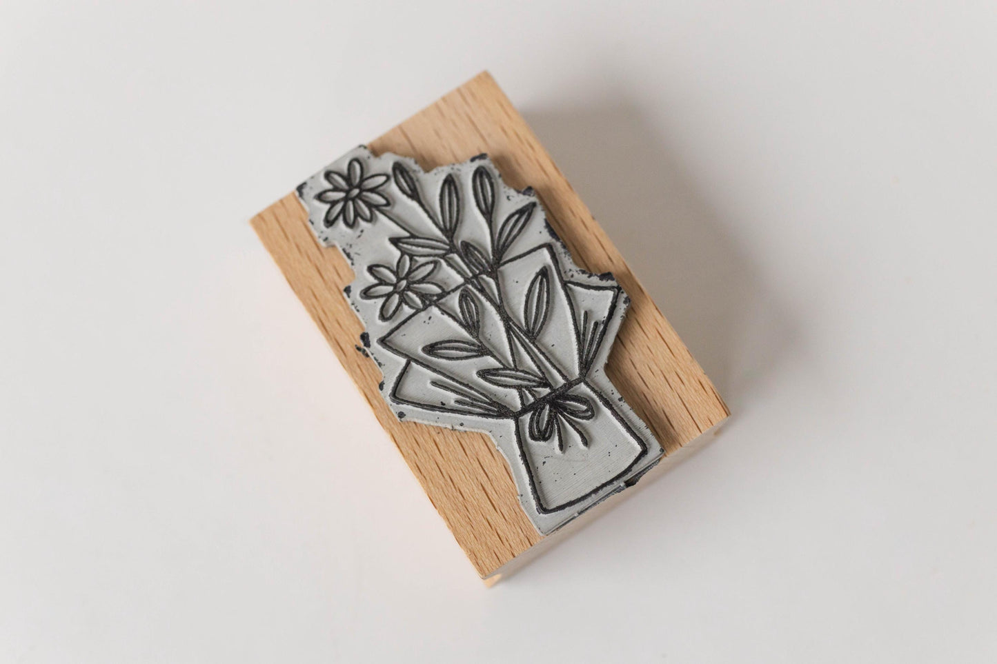 Stempel Blumen Blumenstrauß 2 Zweige, Motivstempel, Stempel Frühling, Natur, Stempel Kranz Scrapbooking Stempel  Journal Karte Stempel HS098
