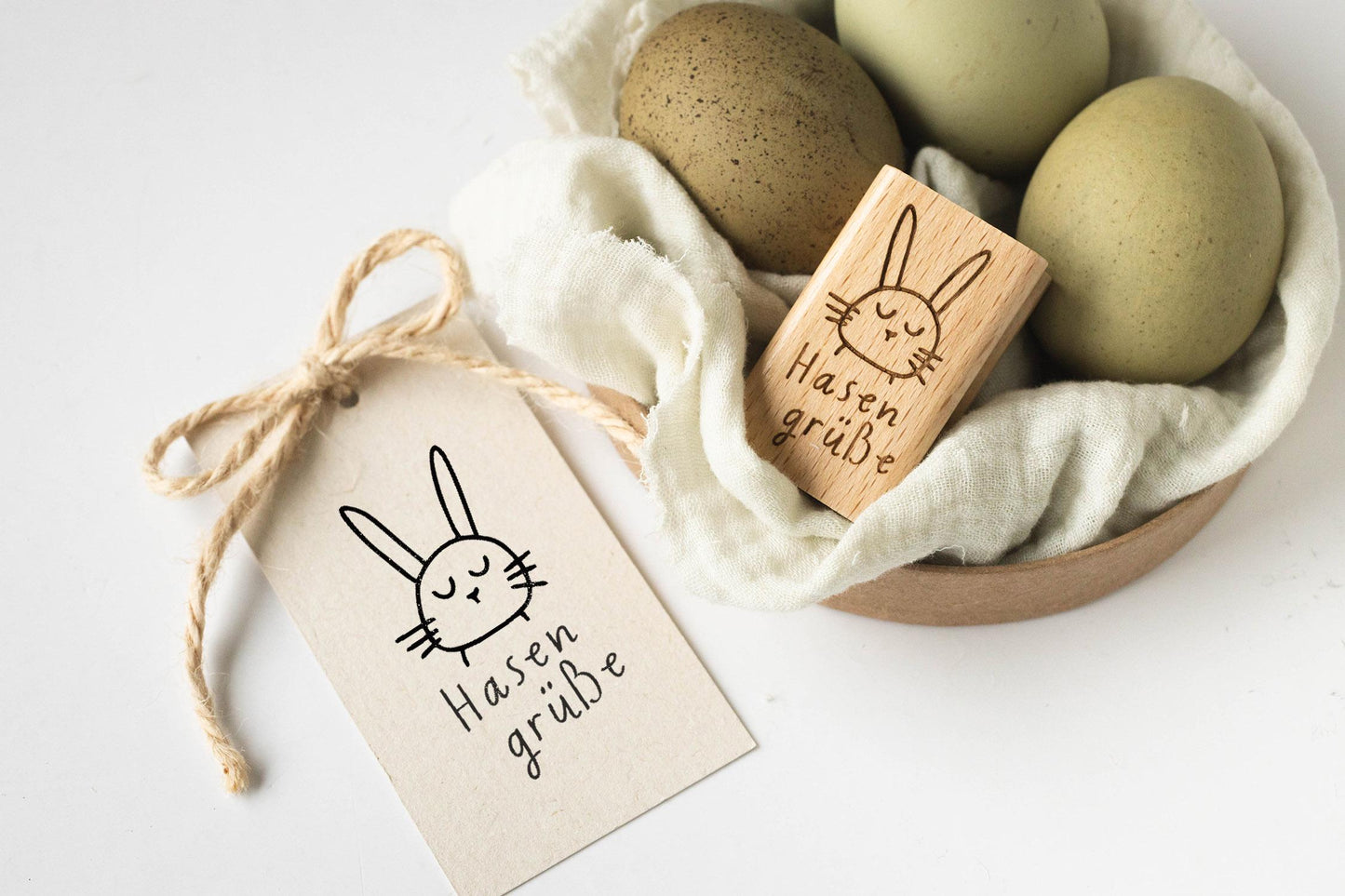 Osterhase Hasengrüße Hase Stempel , Frohe Ostern Stempel, Oster Geschenke DIY, Basteln Ostern, Frühling Stempel, Basteln, Ostermotiv HS100