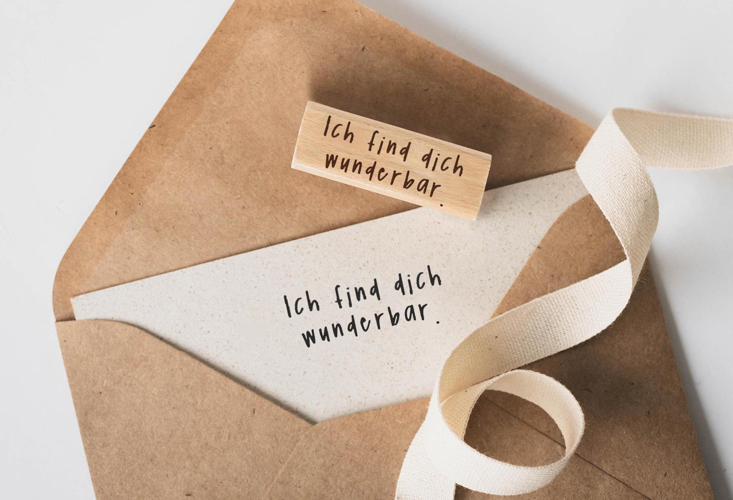 Ich find dich wunderbar Stempel,  Geburtstag Stempel, Liebe Grüße, Karte Stempel, Grußkarte, Geschenk Stempel, Wertvoll toll Stempel, HS103