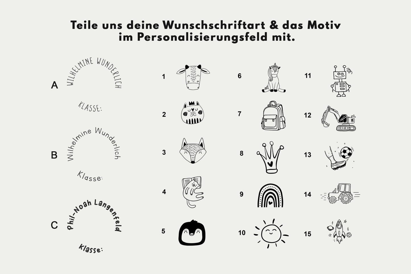 Namensstempel Kinder Schulstempel Klasse Schulanfang Geschenk Stempel Kinder Schulbuch lustig niedlich Kinderstempel personalisiert HS118