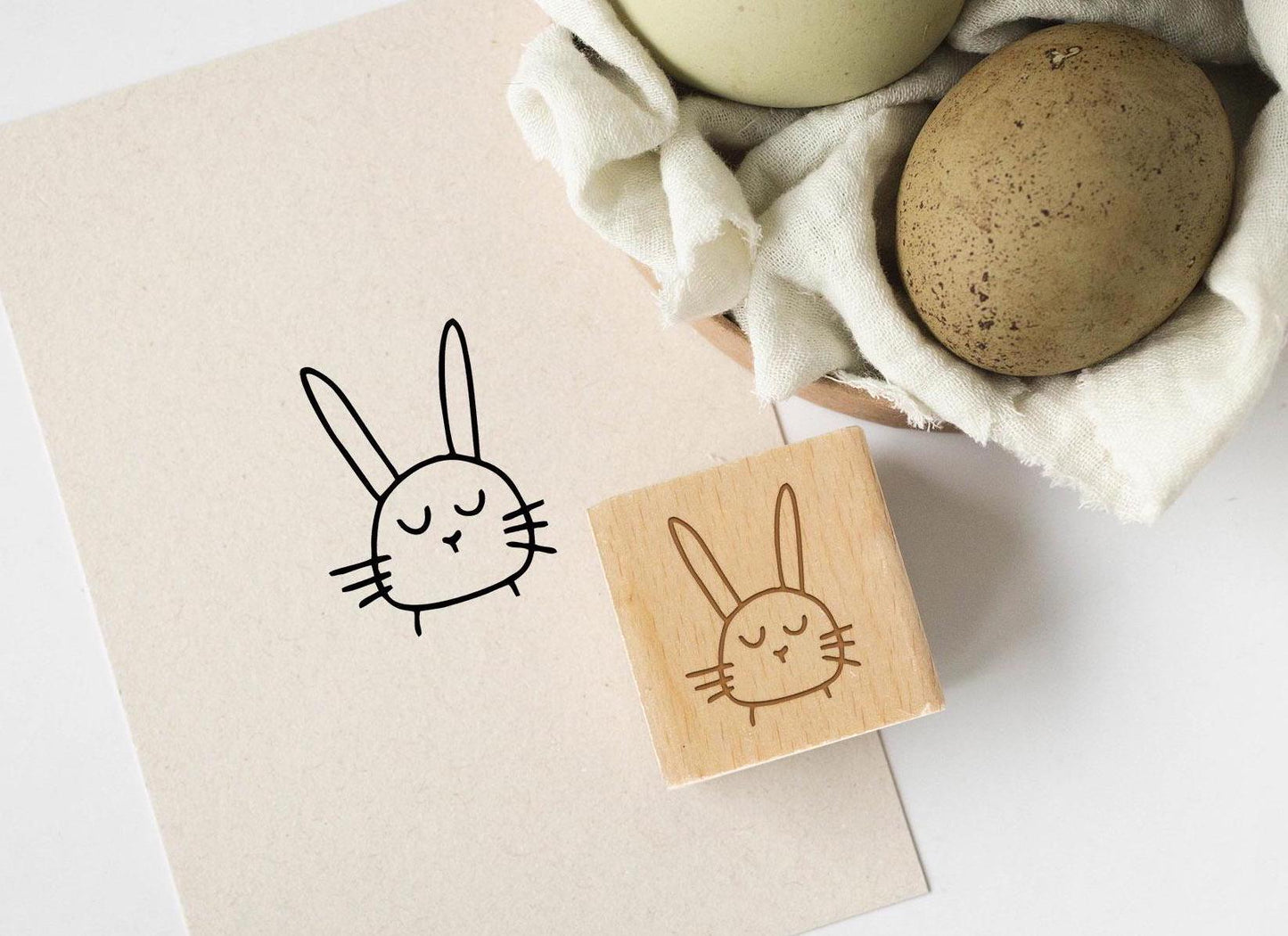 Osterhase Hase Stempel , Frohe Ostern Stempel, Oster Geschenke DIY, Basteln Ostern, Frühling Stempel, Basteln, Ostermotiv Osterhasen HS110
