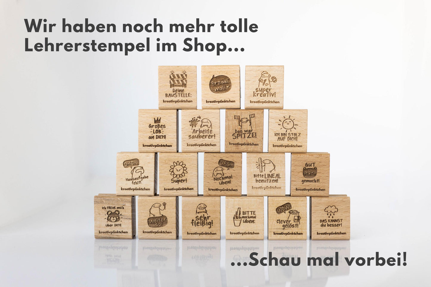Lehrerstempel Set B, Motivationsstempel, Schule Stempel, Belohnungsstempel, Grundschule Stempel, Gut gemacht Stempel Bewertung Note HS025