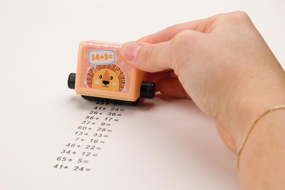 Lehrerstempel Trodat Rechenrally Stempel Set Rechenaufgabe Plus Minus Rechnung Matheaufgaben Mathe Grundschule Rechnen Rollstempel PR013