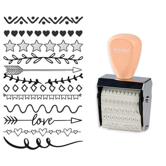 Kreativstempel Creative Mini Zierleisten Linien Scrapbooking Bullet Journal Bastel Stempel DIY PR014