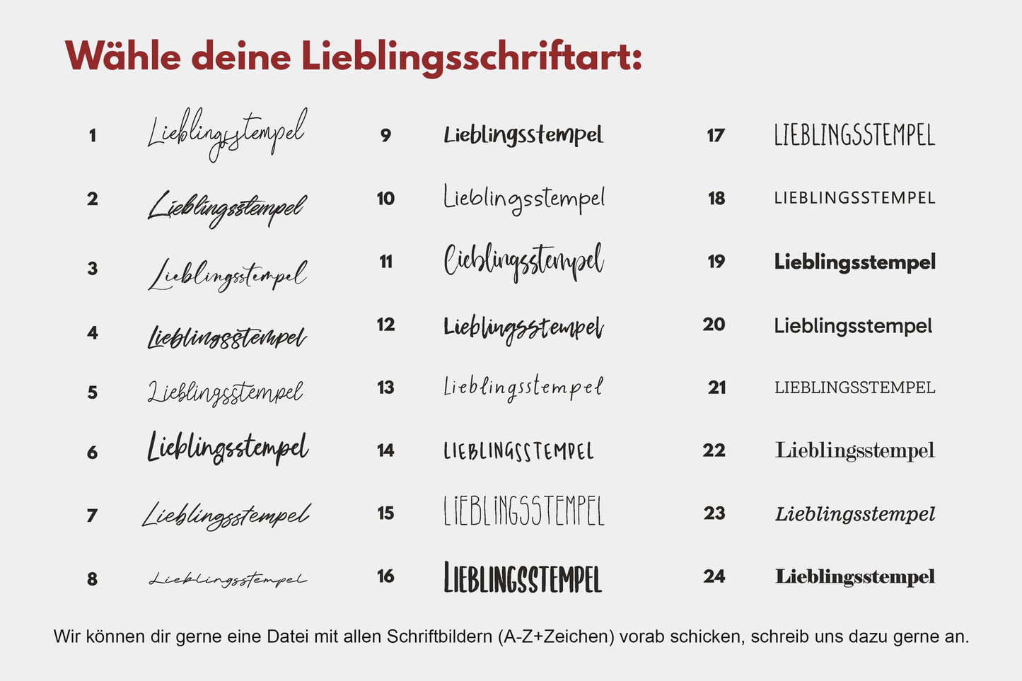 Personalisierter Stempel mit eigenem Text Name Wunschtext Namensstempel Textstempel Individuell Bestseller personalisierbar Spruch HS124