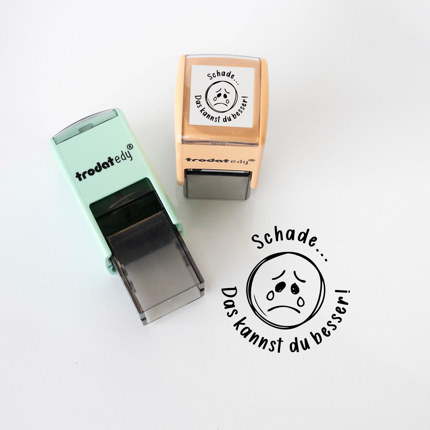 Lehrerstempel Schade das kannst du besser Motivation, Schule, Belohnungsstempel, Grundschule Note Stempel Bewertung Schule Smiley PR023