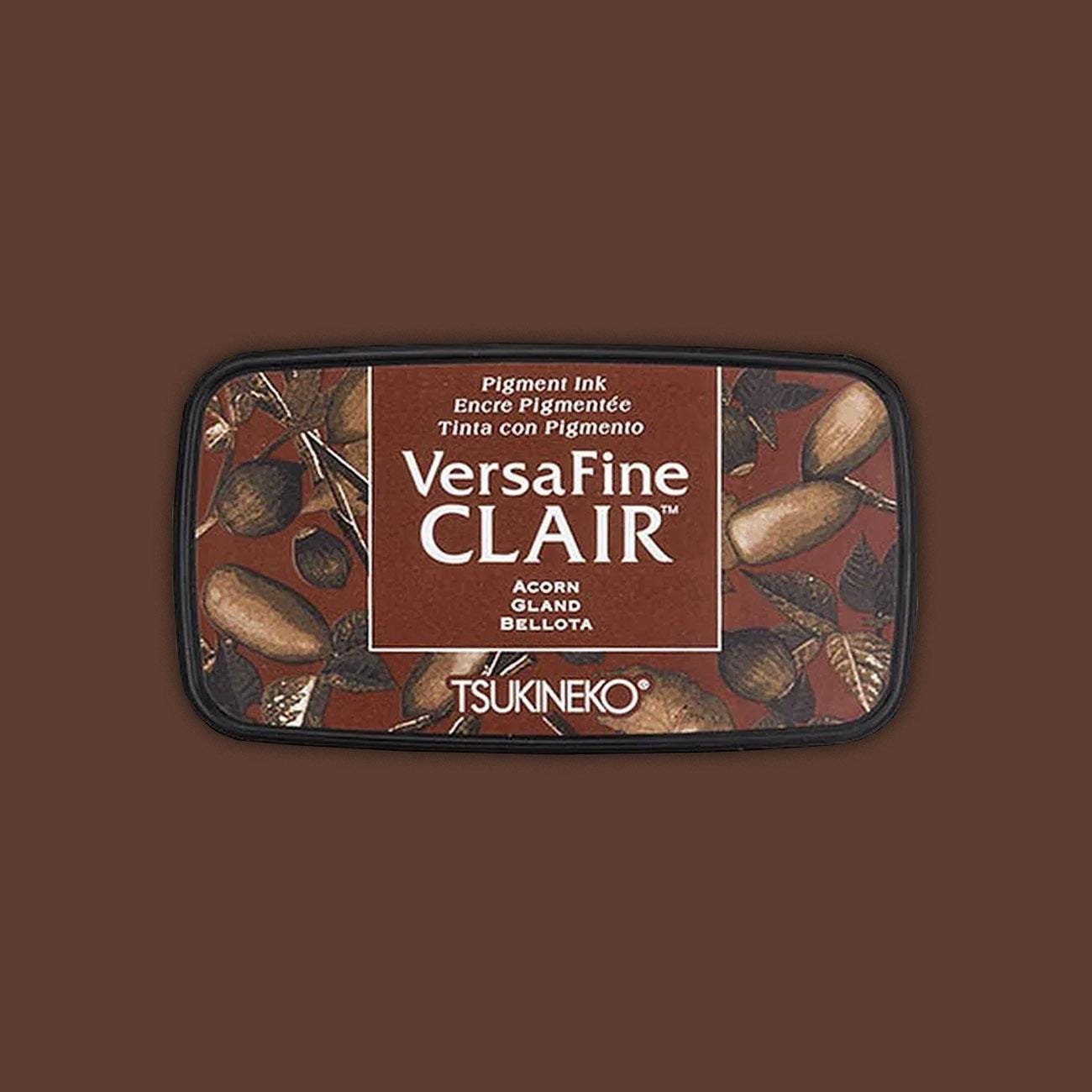 Stempelkissen Versa Fine Clair Acorn Nussbraun Rotbraun Dunkelbraun Braun Schokobraun