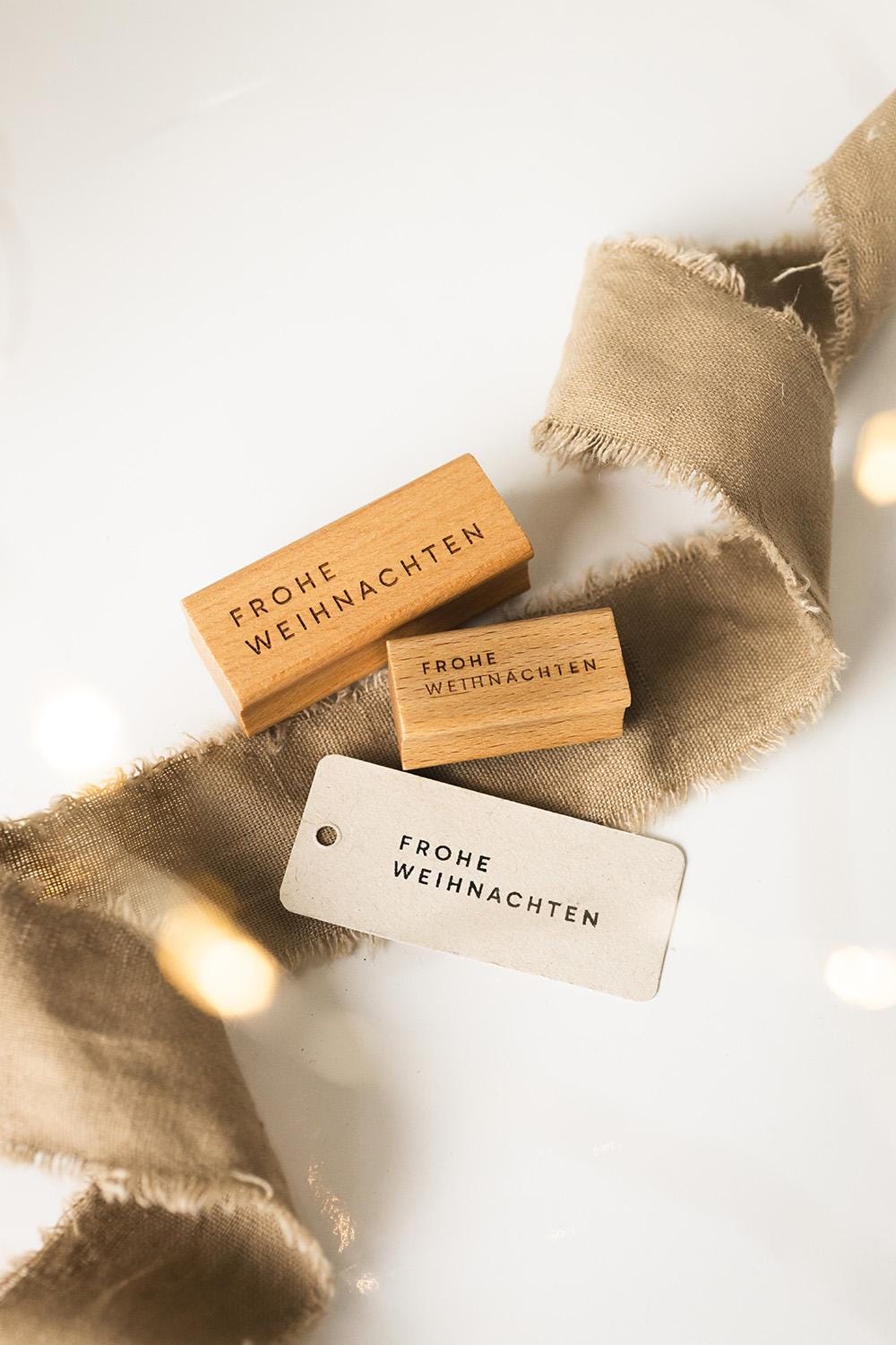 Stempel Weihnachten "Frohe Weihnachten" Fröhliche Weihnachten Frohes Fest Weihnachtsgeschenk Karte DIY Basteln Geschenkverpackung HS143