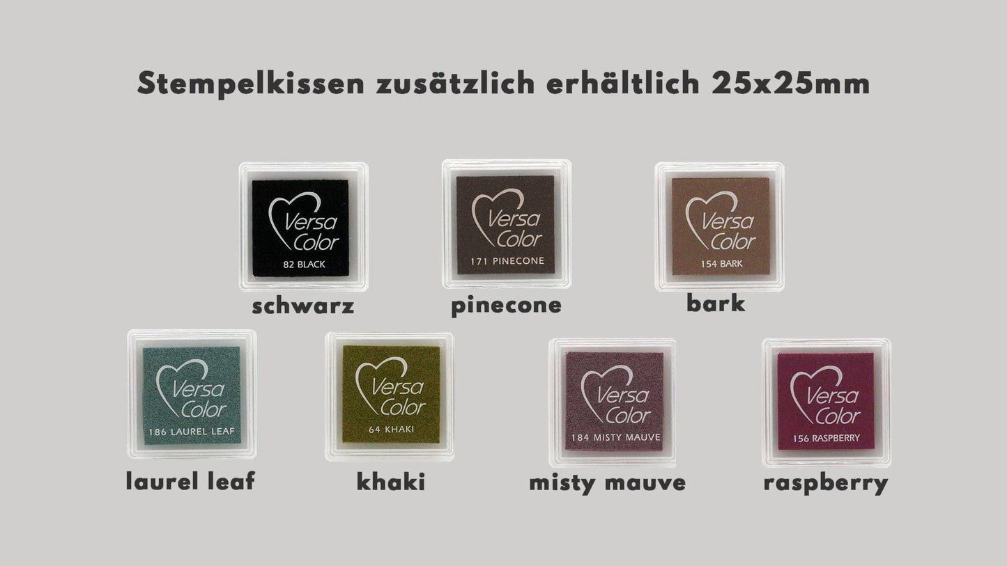 Mini Holzstempel Tiere – 25 Motive, 4 Größen - Bastelstempel für Karten, Scrapbooking, Bullet Journal, DIY, Kinder Basteln Tiermotive HS148