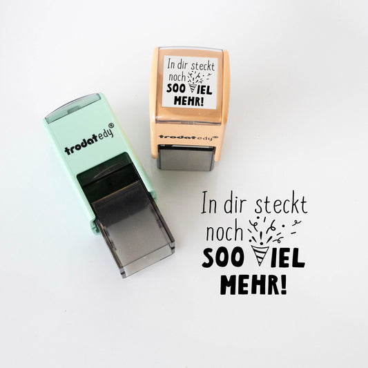 Lehrerstempel "In dir steckt noch so viel mehr!" Motivation Schule Belohnungsstempel Growth Mindset Stempel Grundschule Geschenk PR025