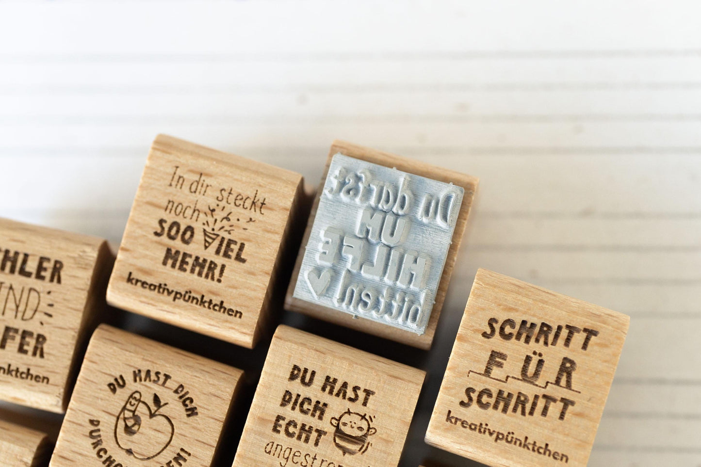 Lehrerstempel Growth Mindset MINI Stempelset - Motivationsstempel Stempel Belohnungsstempel, Grundschule Gut gemacht Bewertung, Note HS150