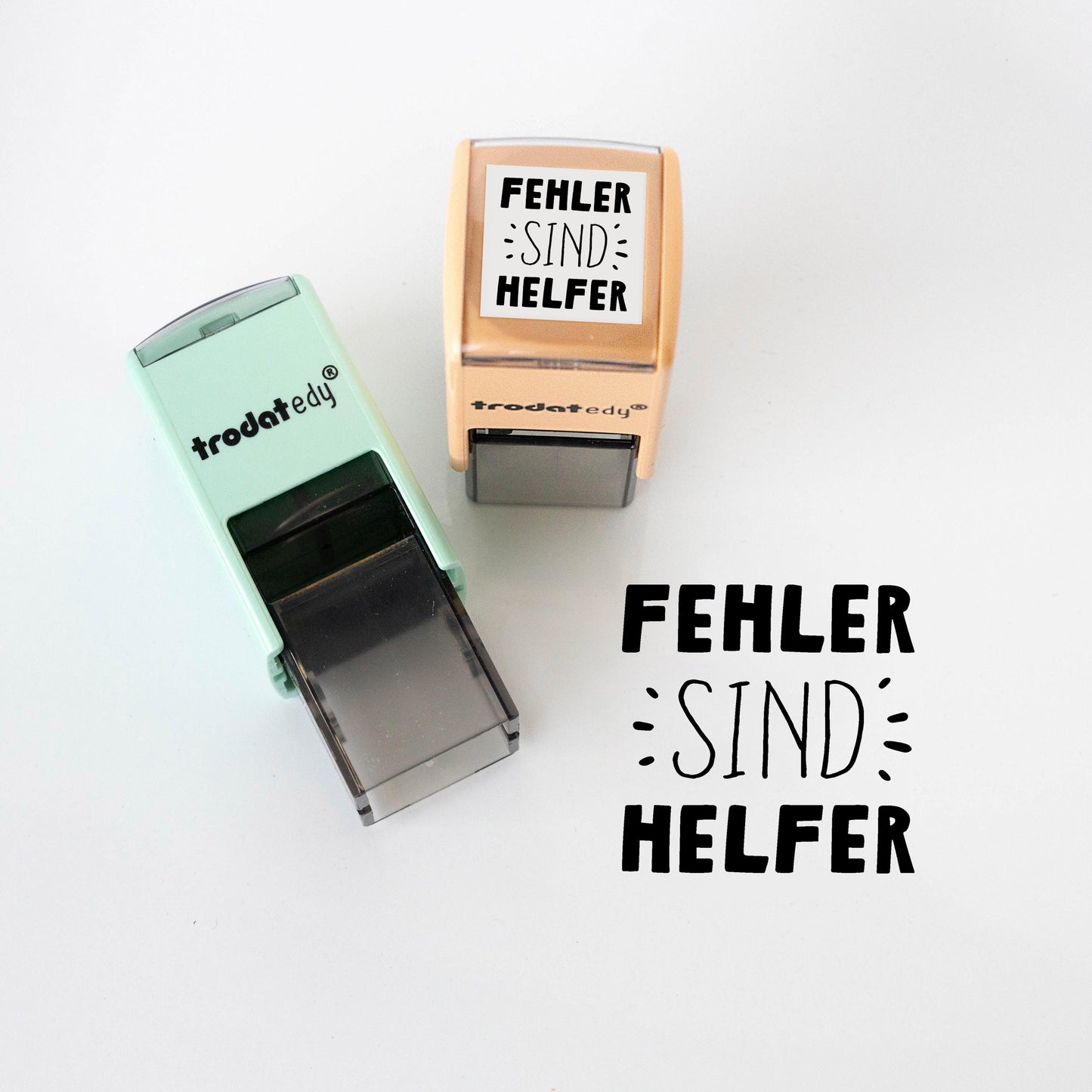 Lehrerstempel "Fehler sind Helfer" Motivation Schule Belohnungsstempel Growth Mindset Stempel Grundschule Geschenk Lehrer PR026