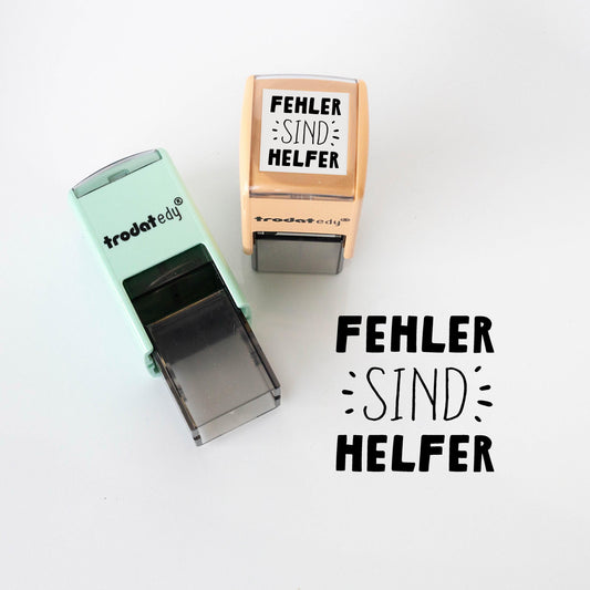 Lehrerstempel "Fehler sind Helfer" Motivation Schule Belohnungsstempel Growth Mindset Stempel Grundschule Geschenk Lehrer PR026