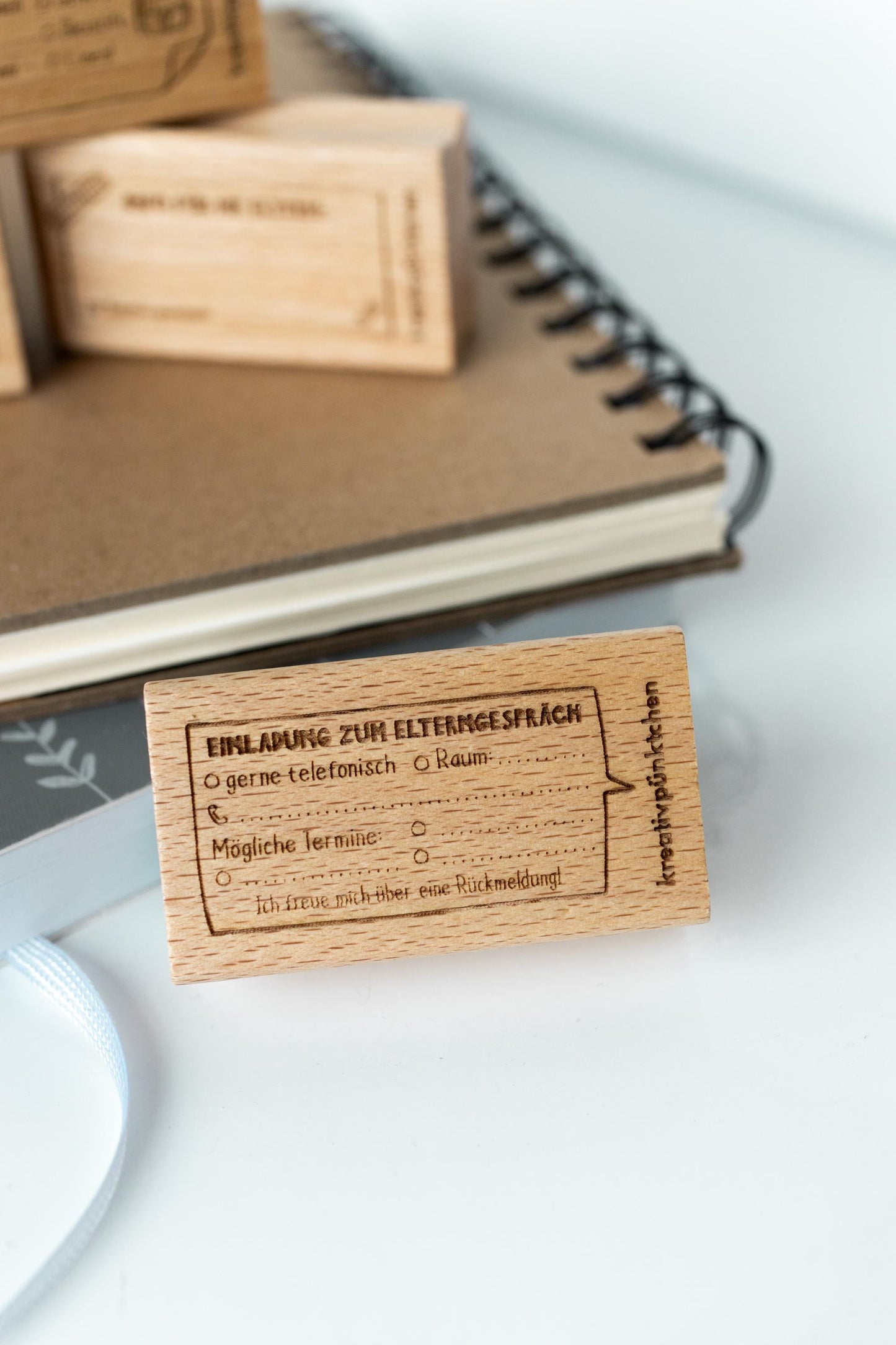 Lehrerstempel "EINLADUNG ZUM ELTERNGESPRÄCH" Stempel Hausaufgabenheft Eltern Termin Grundschule Lehrer Gespräch Termin Notiz HS130N