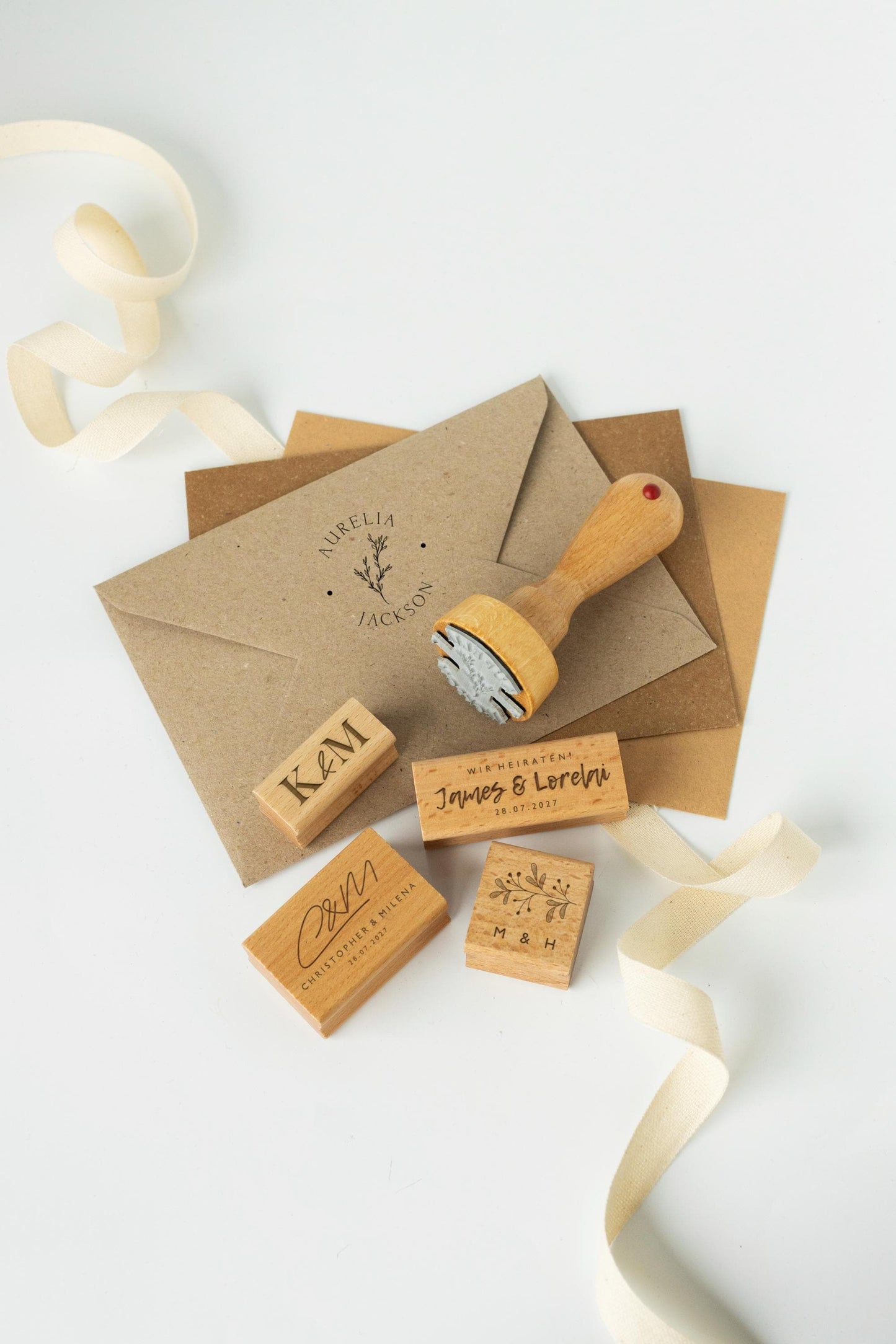 Hochzeitsstempel personalisiert 50 Designs | Wedding Stamp Personalized, Custom Wedding Stamp, Save the Date, Wedding Invitation Stamp HS003