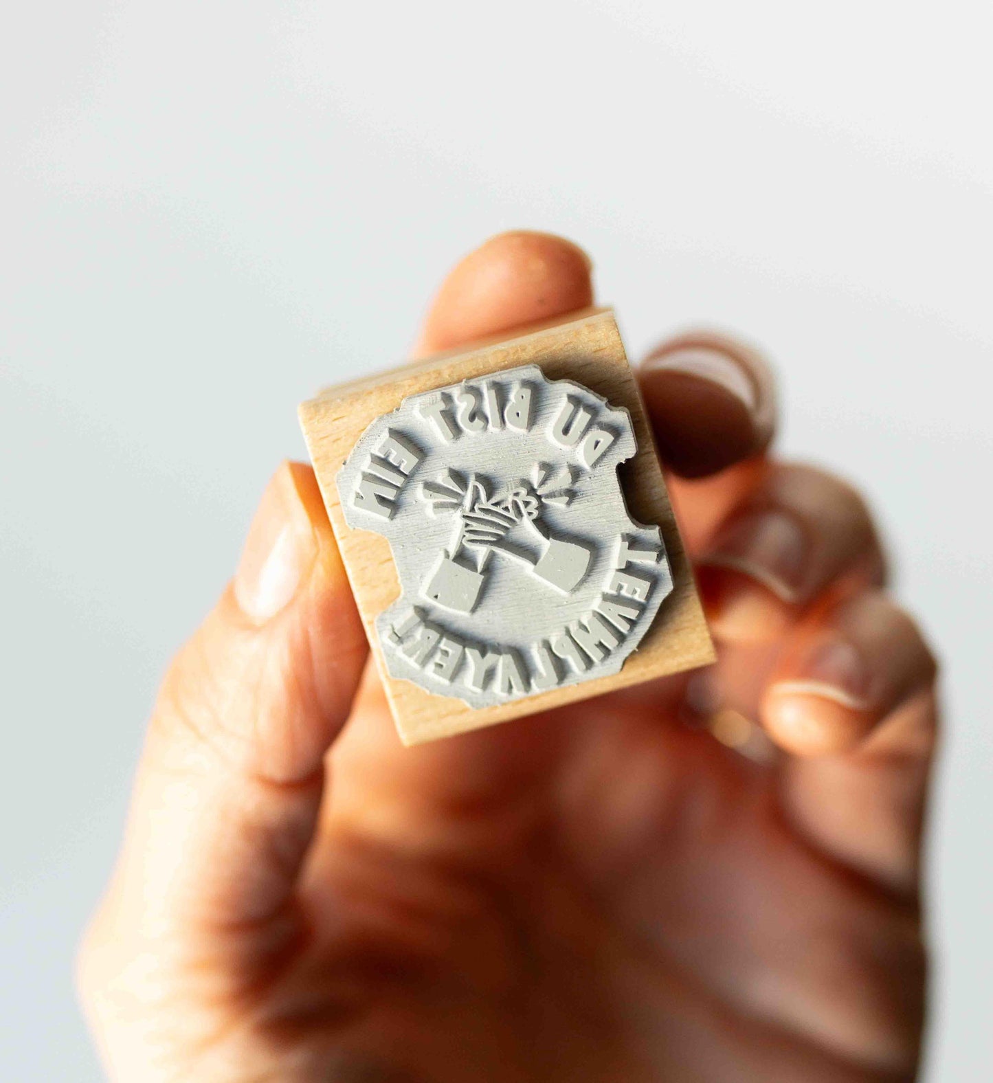 Lehrerstempel "Du bist ein Teamplayer" , Motivationsstempel positiv Belohnungsstempel, Grundschule, Teamarbeit Wachstum Bewertung HS156