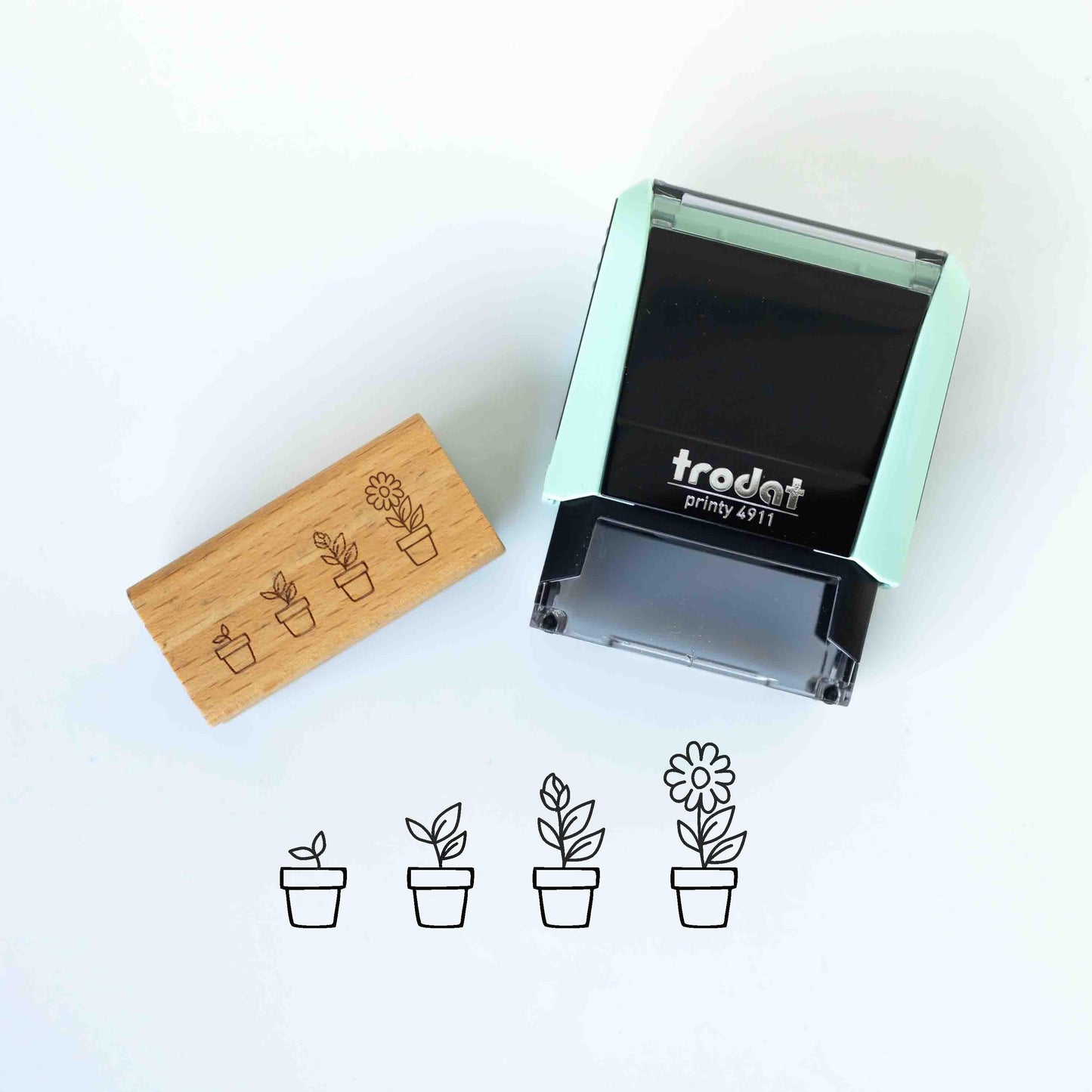 Lehrerstempel Growth Mindset Pflanzen D Motivationsstempel positiv Belohnungsstempel, Grundschule Selbstreflexion Wachstum Bewertung HS158