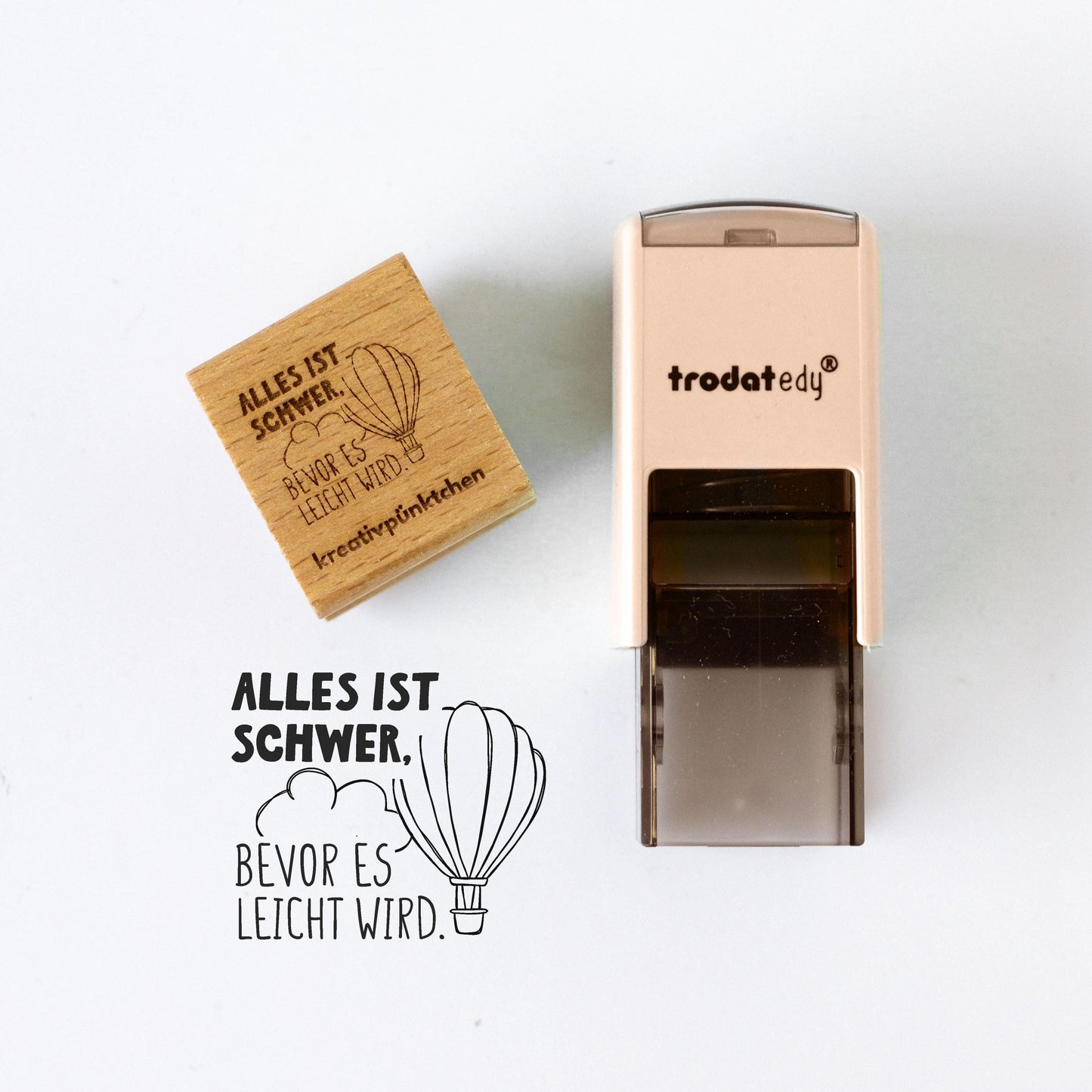 Lehrerstempel "Alles ist schwer, bevor es leicht ist" Motivationsstempel positiv Belohnung Grundschule Growth Mindset Rückmeldung HS160