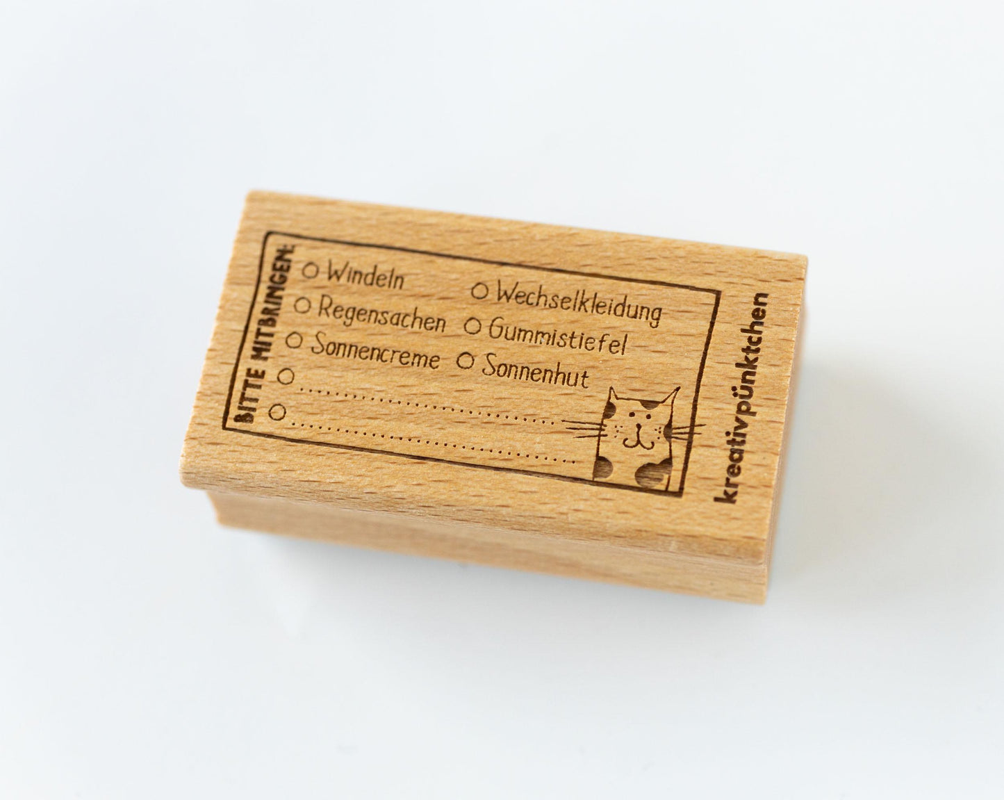 Kindergarten Stempel "Bitte mitbringen" Eltern Info für Kita Krippe Erzieher Bitte dran denken Windeln Gummistiefel Wechselkleidung HS186
