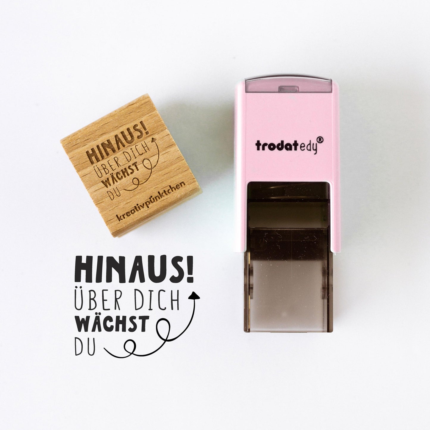 Lehrerstempel "Du wächst über dich hinaus" Motivationsstempel positiv Belohnung Grundschule Growth Mindset Rückmeldung Geschenk HS170