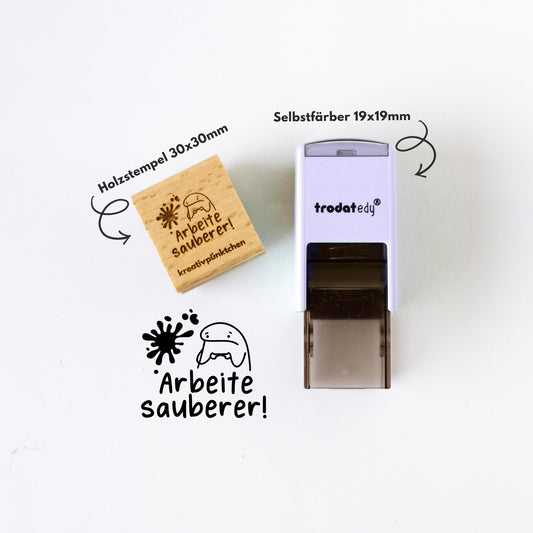 Lehrerstempel Arbeite sauberer Motivation, Schule, Belohnungsstempel, Grundschule Stempel, Gut gemacht Stempel Bewertung Schule Note HS058