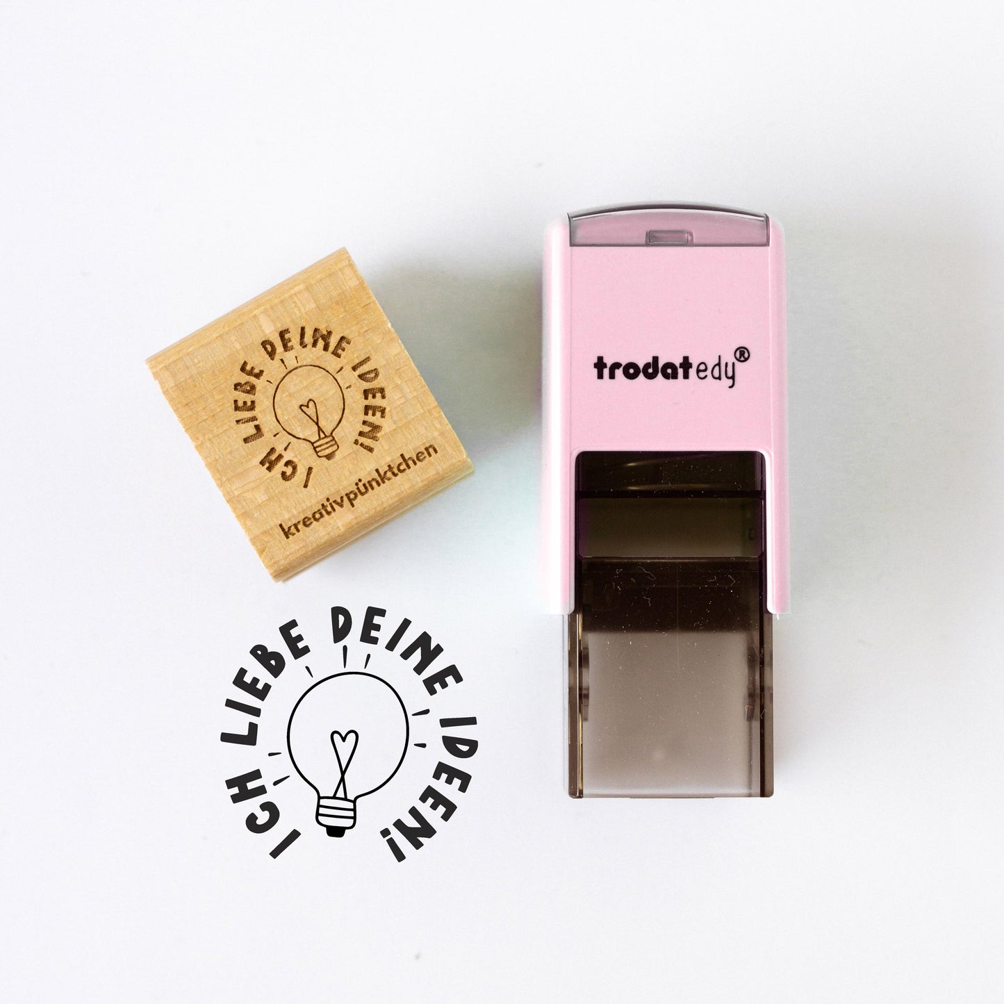 Lehrerstempel "Ich liebe deine Ideen" Motivationsstempel positiv Belohnung Grundschule Growth Mindset Rückmeldung Geschenk Lehrer HS161