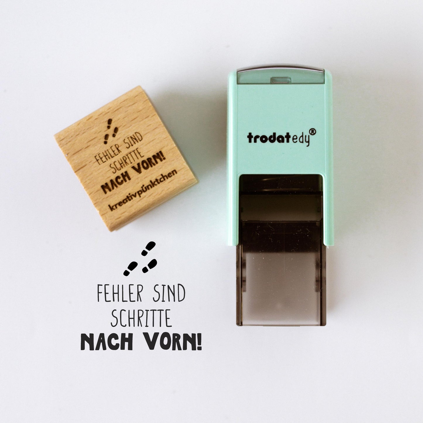 Lehrerstempel "Fehler sind Schritte nach vorn"  Motivationsstempel positiv Belohnung Grundschule Growth Mindset Rückmeldung HS173