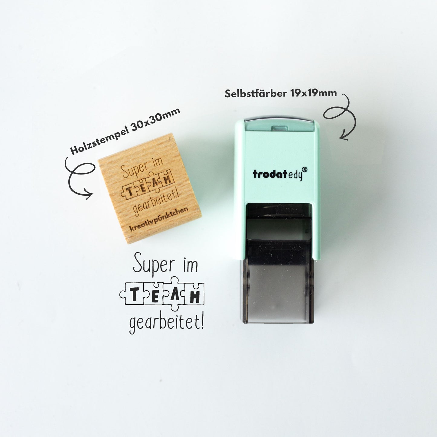 Lehrerstempel "Super im Team gearbeitet" , Motivationsstempel positiv Belohnungsstempel, Grundschule, Teamarbeit Wachstum Bewertung HS157