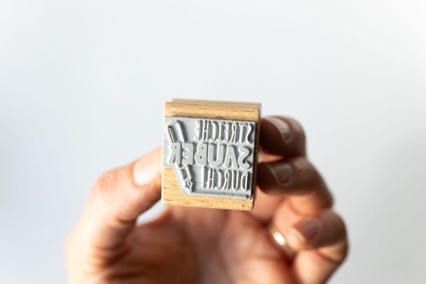 Lehrerstempel "Streiche sauber durch" Motivationsstempel Füllerregeln Sauber arbeiten positiv Grundschule Lehrer Geschenk HS183
