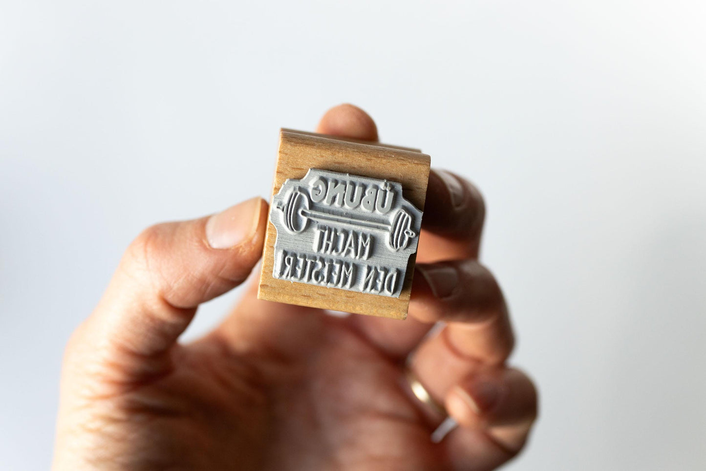 Lehrerstempel "Übung macht den Meister" Motivationsstempel positiv Schule Belohnung Grundschule Growth Mindset Rückmeldung Geschenk HS159