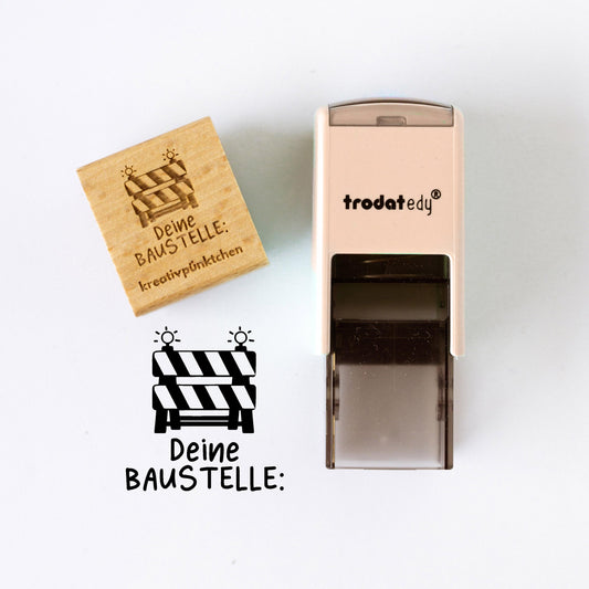 Lehrerstempel Deine Baustelle Motivation, Schule, Belohnungsstempel, Grundschule Stempel, Gut gemacht Stempel Bewertung Schule Note HS060