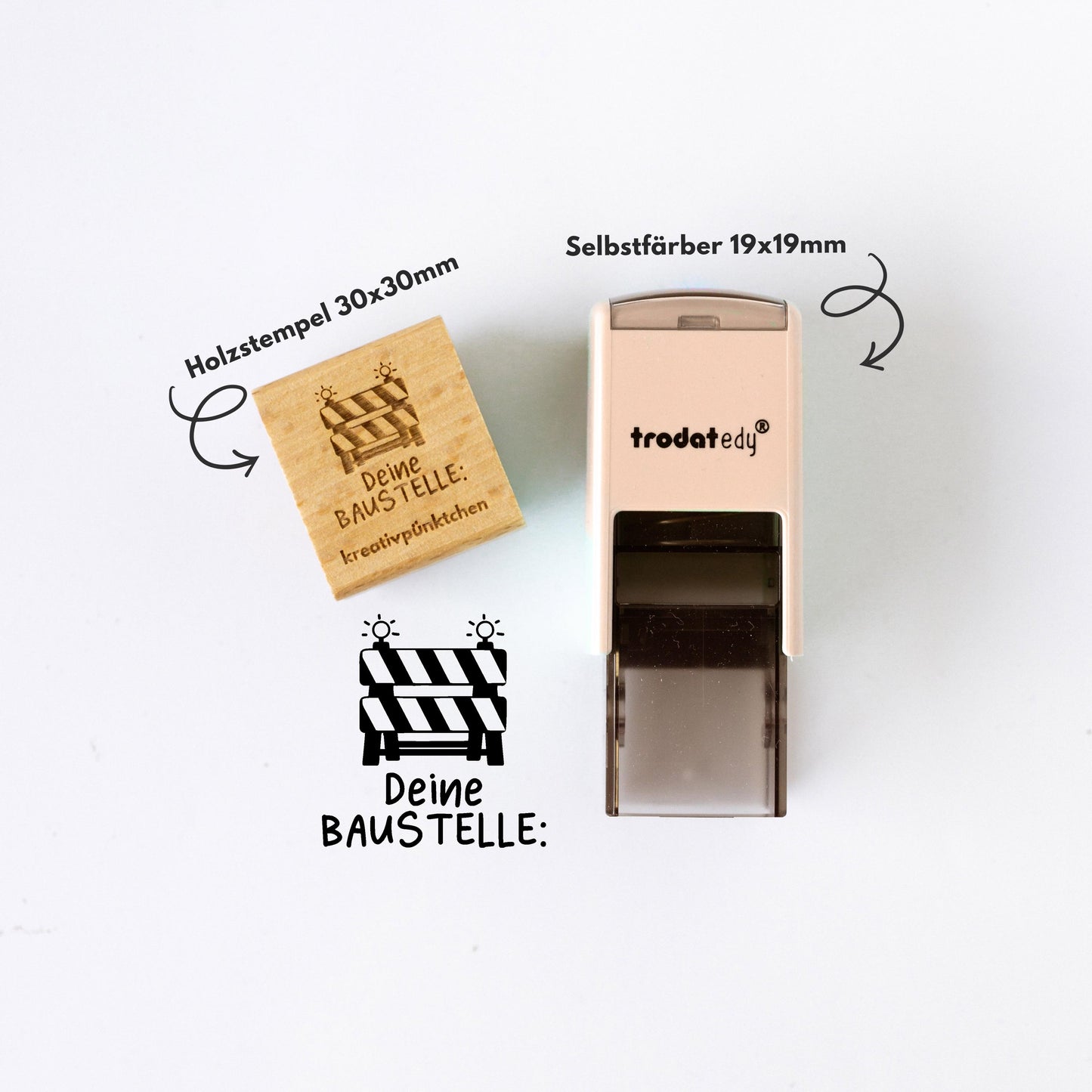 Lehrerstempel Deine Baustelle Motivation, Schule, Belohnungsstempel, Grundschule Stempel, Gut gemacht Stempel Bewertung Schule Note HS060